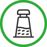 Salt And Pepper Creative Icon Design vector