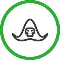 diseño de icono creativo de sombrero vector