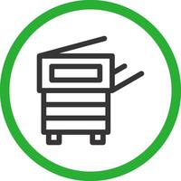 Copy Machine Creative Icon Design vector