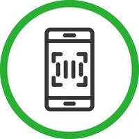 Barcode Creative Icon Design vector
