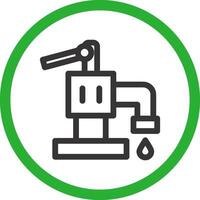 Hand Pump Creative Icon Design vector