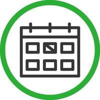 Calendar Creative Icon Design vector