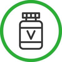 Vitamin Creative Icon Design vector