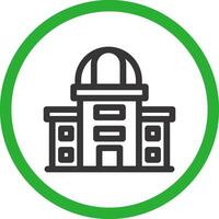 City Hall Creative Icon Design vector