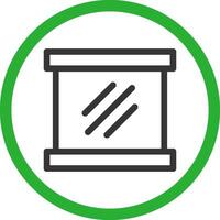 Mirror Creative Icon Design vector