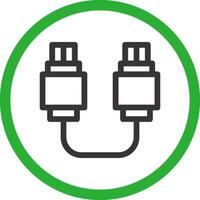 Usb Connection Creative Icon Design vector