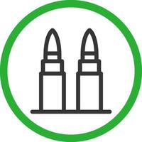 Bullets Creative Icon Design vector