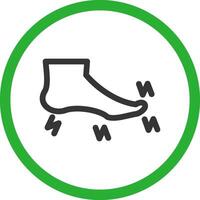 Foot Creative Icon Design vector