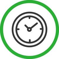 diseño de icono creativo de reloj vector