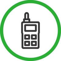 Walkie Talkie Creative Icon Design vector