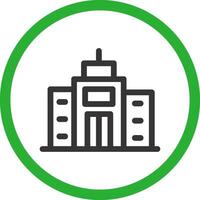 Office Building Creative Icon Design vector
