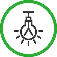 Lightbulb Creative Icon Design vector