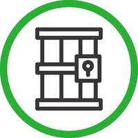 Jail Creative Icon Design vector