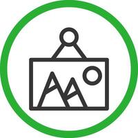 Frame Creative Icon Design vector