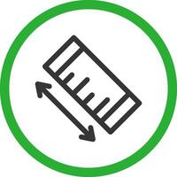 Ruler Creative Icon Design vector