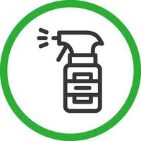 Spray Bottle Creative Icon Design vector