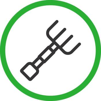 Rake Creative Icon Design vector