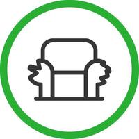 Sofa Creative Icon Design vector