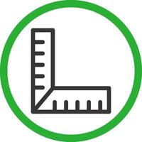 Ruler Creative Icon Design vector