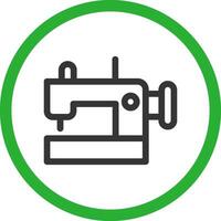 Sewing Machine Creative Icon Design vector