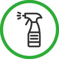 Spray Bottle Creative Icon Design vector