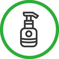 Shampoo Creative Icon Design vector