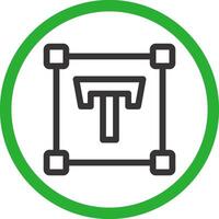 Font Editor Creative Icon Design vector
