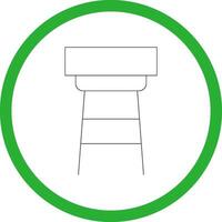Stool Creative Icon Design vector