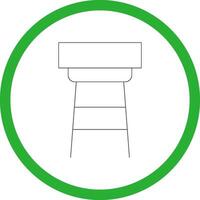 Stool Creative Icon Design vector