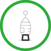 Space Capsule Creative Icon Design vector