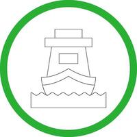Ship Creative Icon Design vector