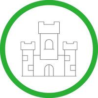 Castle Creative Icon Design vector