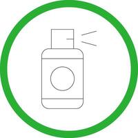 Hairspray Creative Icon Design vector