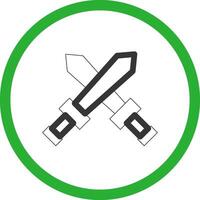 Sword Creative Icon Design vector