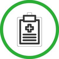 Health Report Creative Icon Design vector