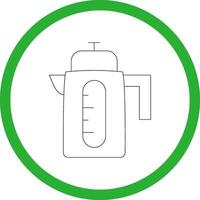 Electric Kettle Creative Icon Design vector