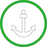 Anchor Creative Icon Design vector