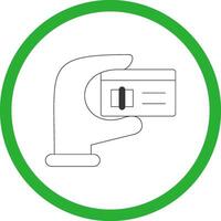 Credit Card Creative Icon Design vector