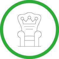 Throne Creative Icon Design vector