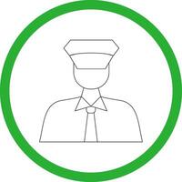 Policeman Creative Icon Design vector