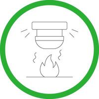 Fire Alarm Creative Icon Design vector
