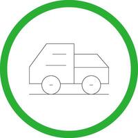 Garbage Truck Creative Icon Design vector