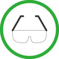 diseño de icono creativo de gafas vector