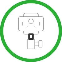 diseño de icono creativo de selfie stick vector