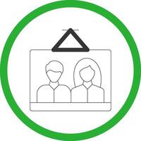 Frame Creative Icon Design vector
