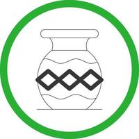 Vases Creative Icon Design vector