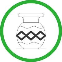 Vases Creative Icon Design vector