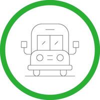 Bus Creative Icon Design vector
