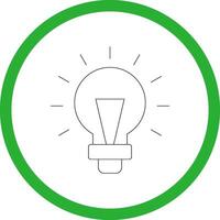 Bulb Creative Icon Design vector
