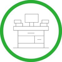 Desk Creative Icon Design vector